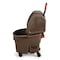Rubbermaid Commercial 35 qt Mop Bucket and Wringer Combination, Brown, Plastic FG757788BRN - alternate 5